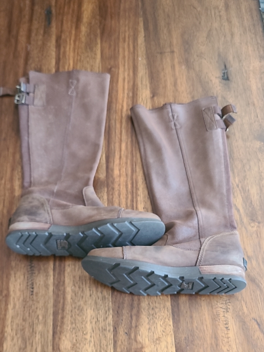 SOREL Slimboot Tall Equestrian Riding Waterproof Leather Boots Womens Sz 10.5